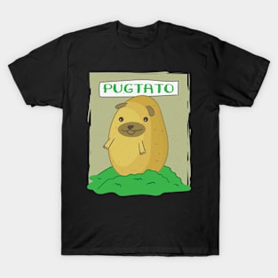 Pug Animal Pun Design for Animal Lovers T-Shirt